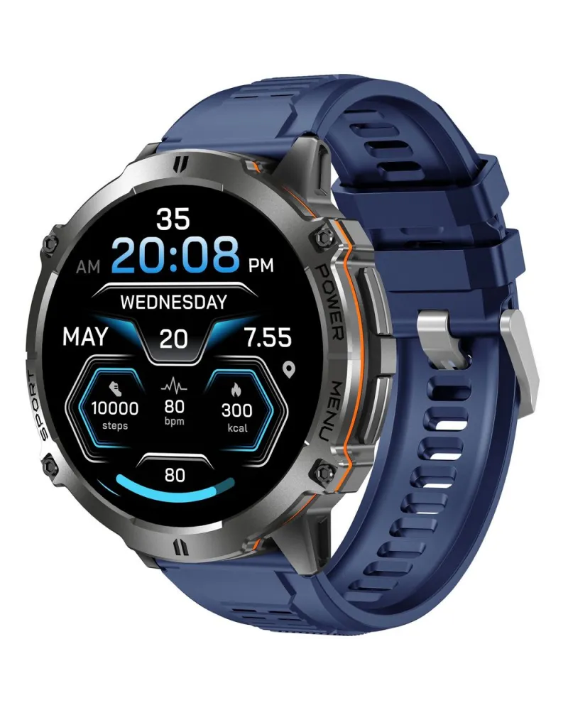 SMARTWATCH MĘSKI GRAVITY GT42-2 - AMOLED, DODATKOWA BRANSOLETA (sg056b)