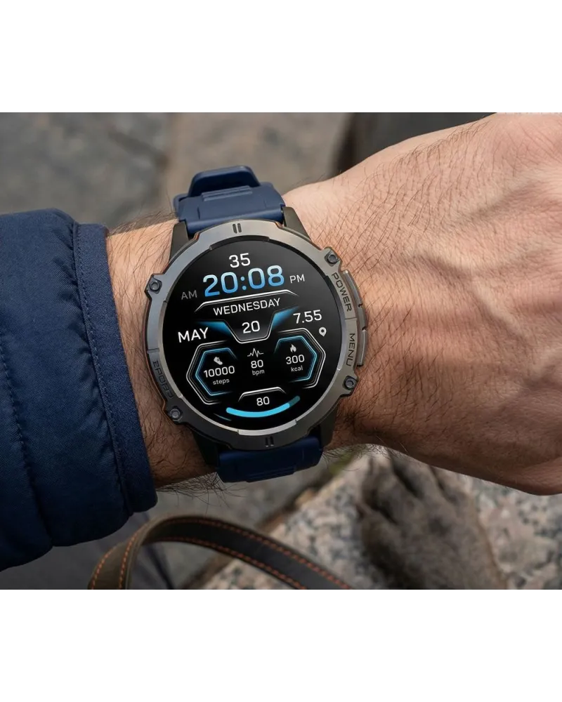 SMARTWATCH MĘSKI GRAVITY GT42-2 - AMOLED, DODATKOWA BRANSOLETA (sg056b)