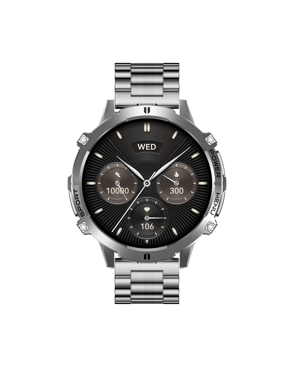 SMARTWATCH MĘSKI GRAVITY GT42-3 - AMOLED, DODATKOWA BRANSOLETA (sg056c)