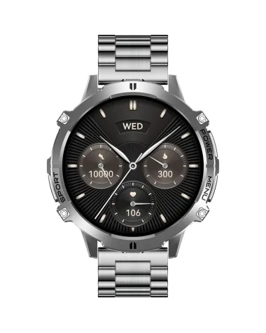 SMARTWATCH MĘSKI GRAVITY GT42-3 - AMOLED, DODATKOWA BRANSOLETA (sg056c)