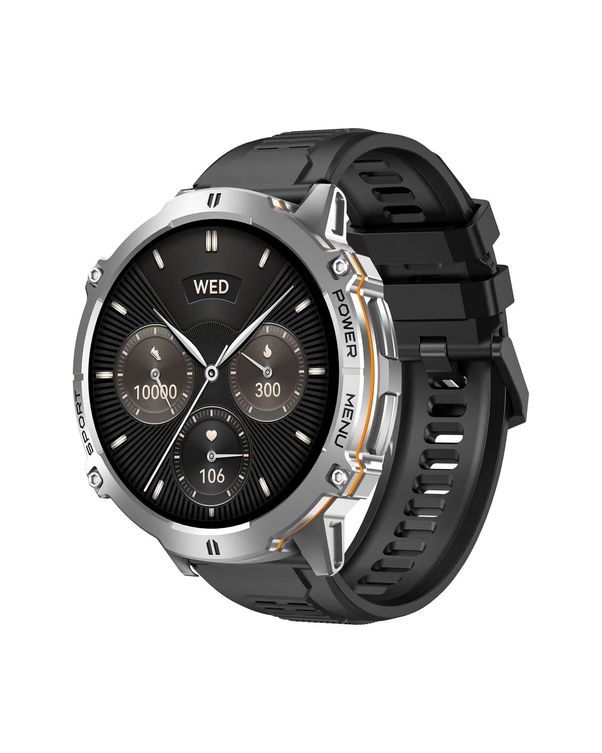 SMARTWATCH MĘSKI GRAVITY GT42-3 - AMOLED, DODATKOWA BRANSOLETA (sg056c)