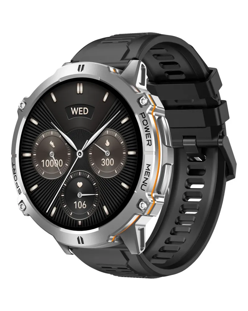 SMARTWATCH MĘSKI GRAVITY GT42-3 - AMOLED, DODATKOWA BRANSOLETA (sg056c)