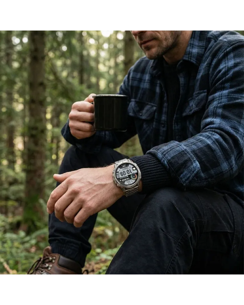 SMARTWATCH MĘSKI GRAVITY GT42-3 - AMOLED, DODATKOWA BRANSOLETA (sg056c)