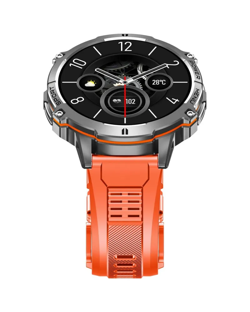 SMARTWATCH MĘSKI GRAVITY GT42-4 - AMOLED, DODATKOWA BRANSOLETA (sg056d)