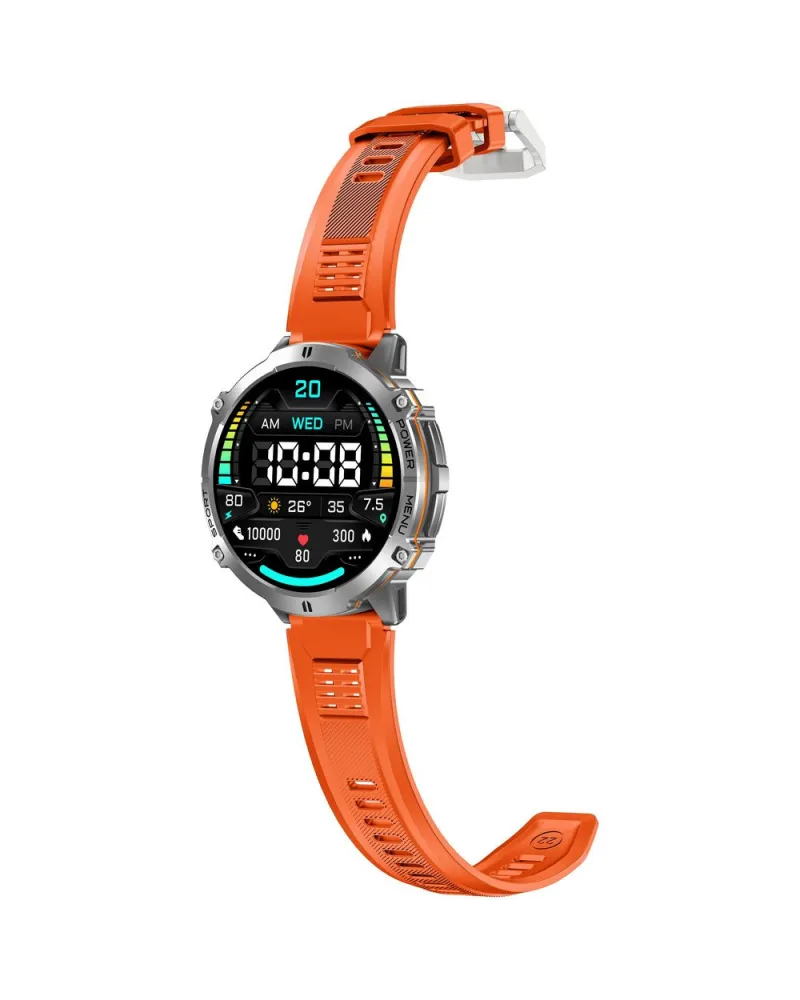 SMARTWATCH MĘSKI GRAVITY GT42-4 - AMOLED, DODATKOWA BRANSOLETA (sg056d)