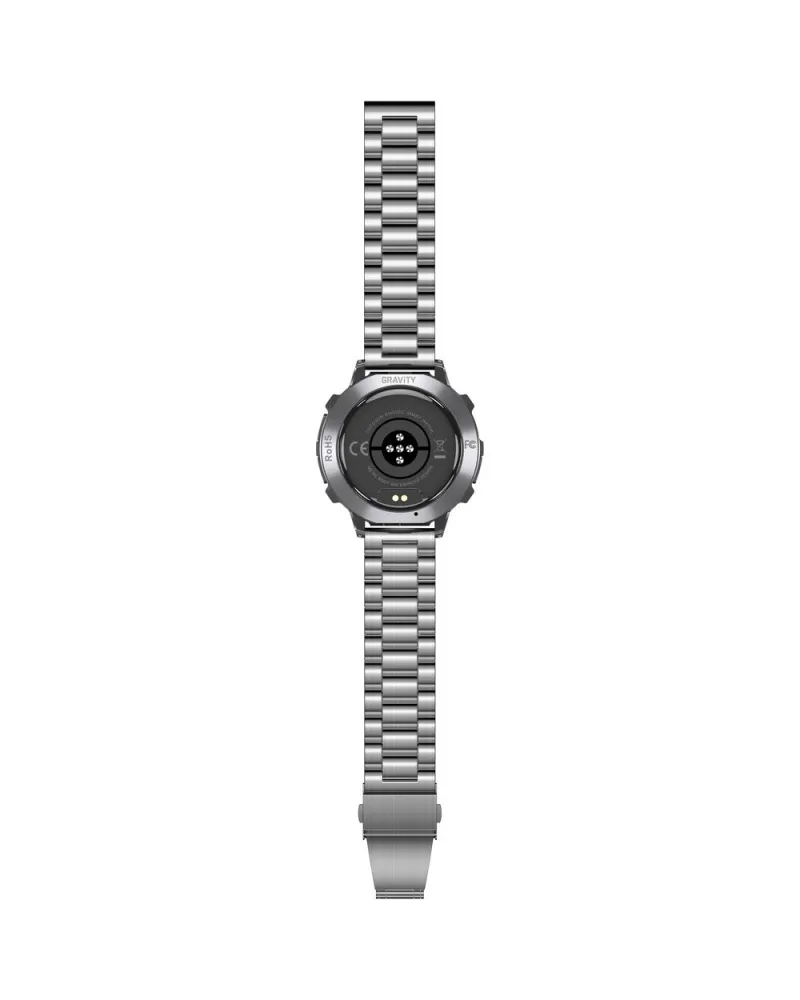 SMARTWATCH MĘSKI GRAVITY GT42-4 - AMOLED, DODATKOWA BRANSOLETA (sg056d)