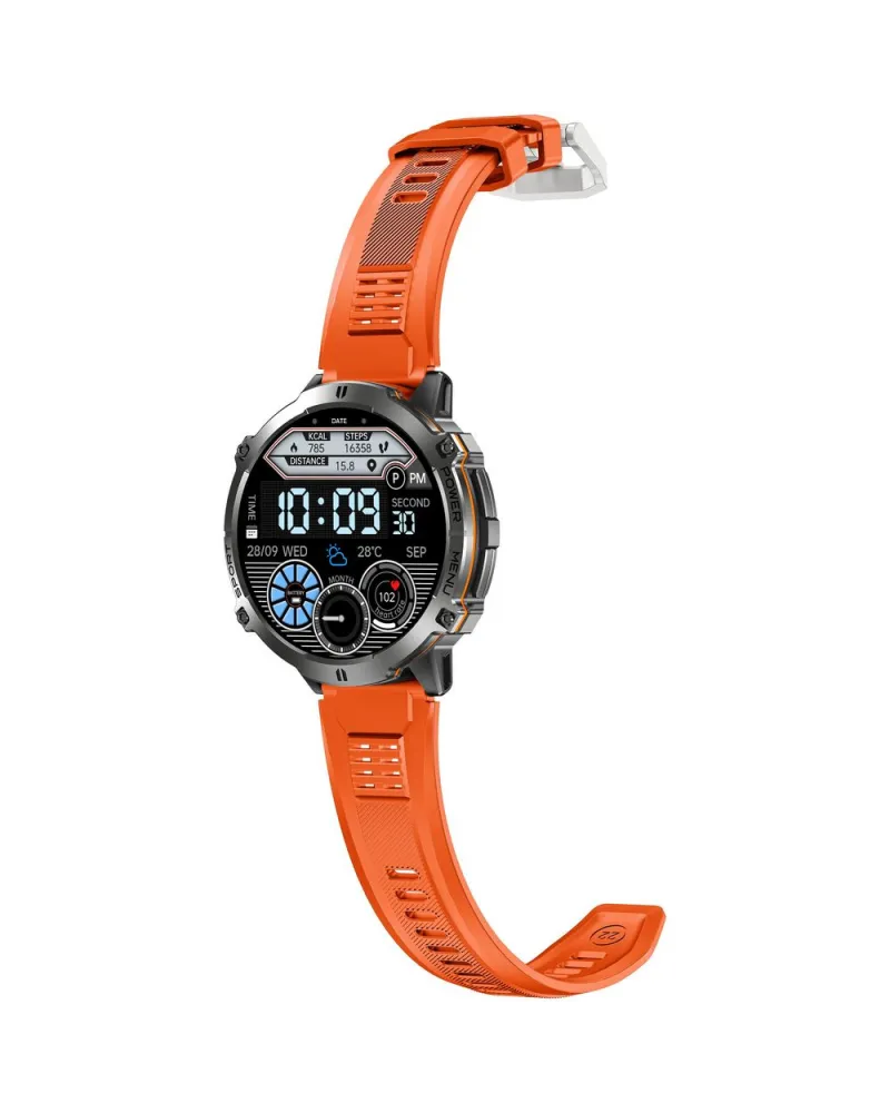 SMARTWATCH MĘSKI GRAVITY GT42-5 - AMOLED, DODATKOWA BRANSOLETA (sg056e)