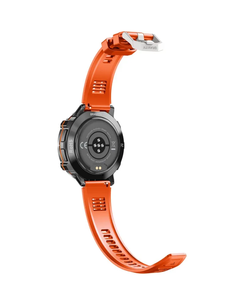 SMARTWATCH MĘSKI GRAVITY GT42-5 - AMOLED, DODATKOWA BRANSOLETA (sg056e)