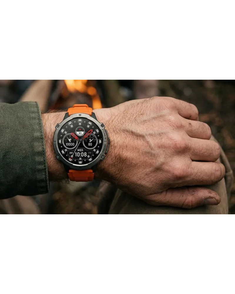 SMARTWATCH MĘSKI GRAVITY GT42-5 - AMOLED, DODATKOWA BRANSOLETA (sg056e)