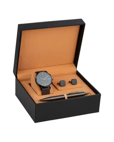 Zestaw Prezentowy Długopis Parker IM Monochrome Bronze + Zegarek Paul Lorens + Spinki (2172961/4)