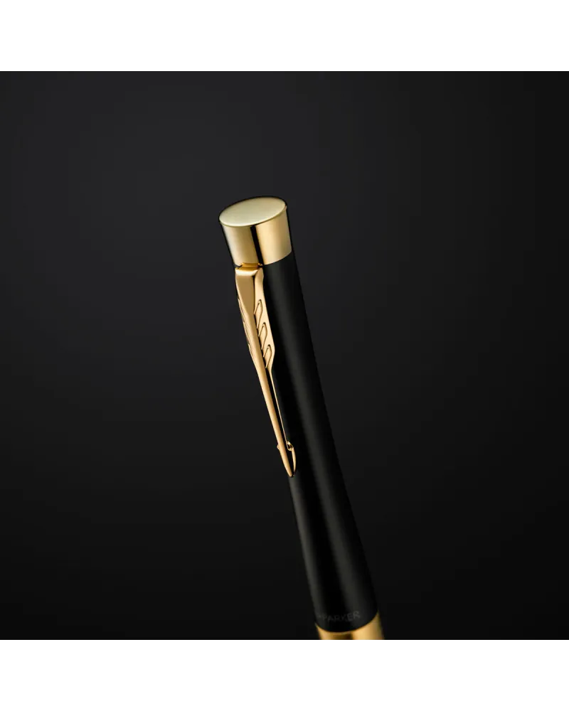 Zestaw Prezentowy Długopis Parker Urban Czarny Matowy GT + Zegarek Paul Lorens + Spinki (2143640/25)