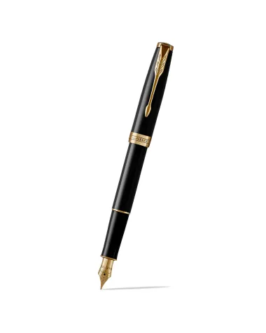 Zestaw Prezentowy Długopis i Pióro Parker Sonnet Czarny GT + Zegarek Hugo Boss (1931497/16)