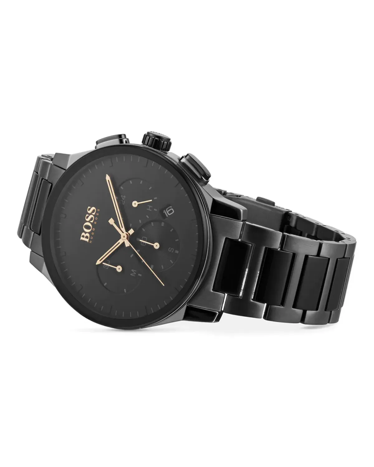 Zestaw Prezentowy Długopis Parker Ingenuity Czarny GT + Zegarek Hugo Boss (2182008/2)