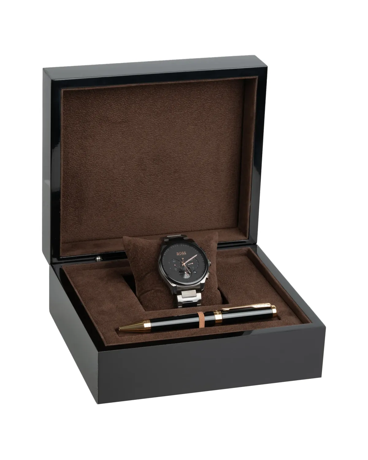 Zestaw Prezentowy Długopis Parker Ingenuity Czarny GT + Zegarek Hugo Boss (2182008/2)