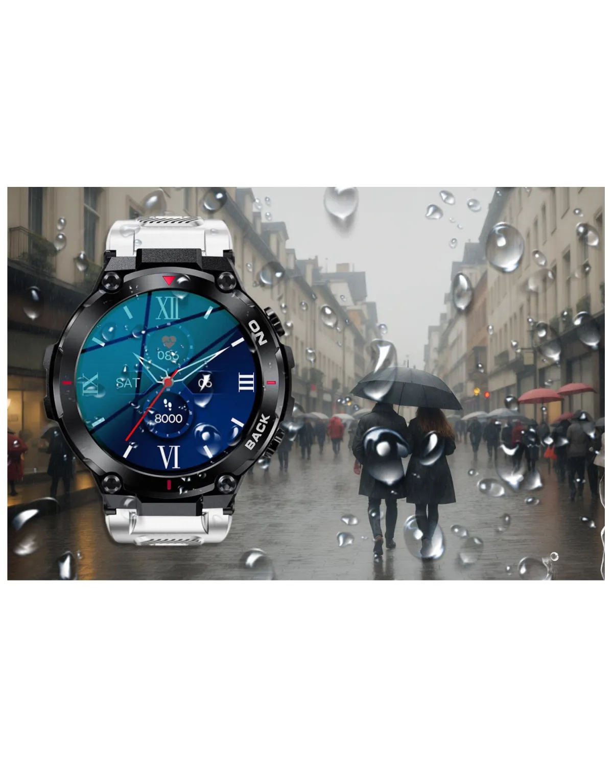 SMARTWATCH MĘSKI GRAVITY GT8-6 - z GPS (sg017f) SMARTWATCH MĘSKI GRAVITY GT8-6 - z GPS (sg017f)