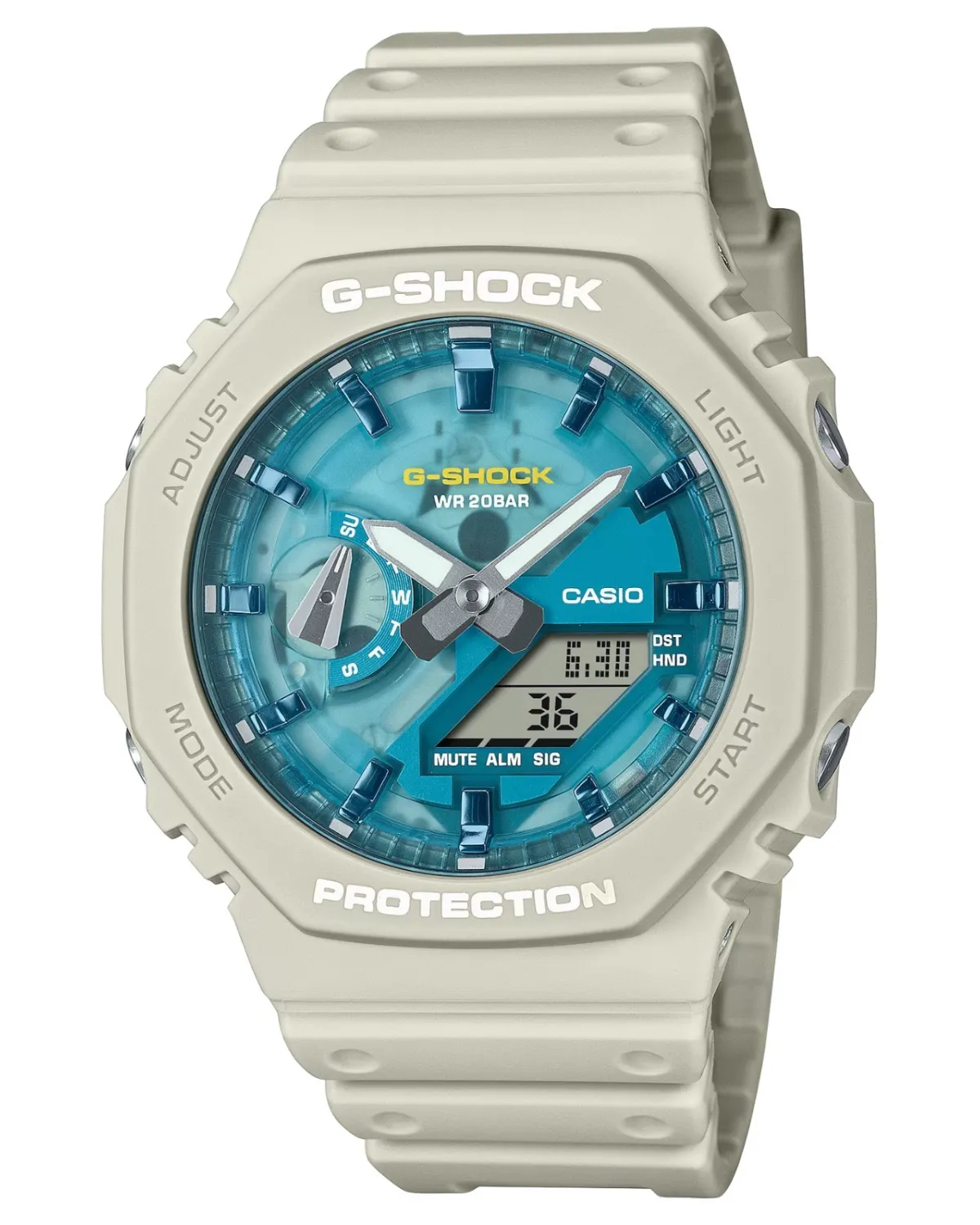 ZEGAREK MĘSKI CASIO G-SHOCK GA-2100AS-5AER