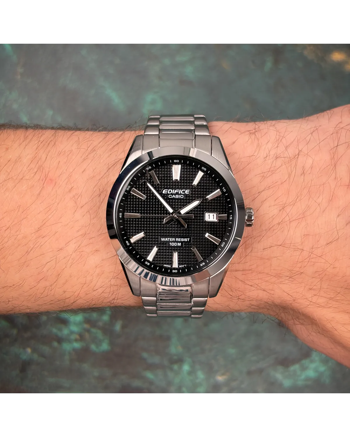 Zegarek Męski Casio Edifice EFV-160D-1AVEF + BOX Zegarek Męski Casio Edifice EFV-160D-1AVEF + BOX