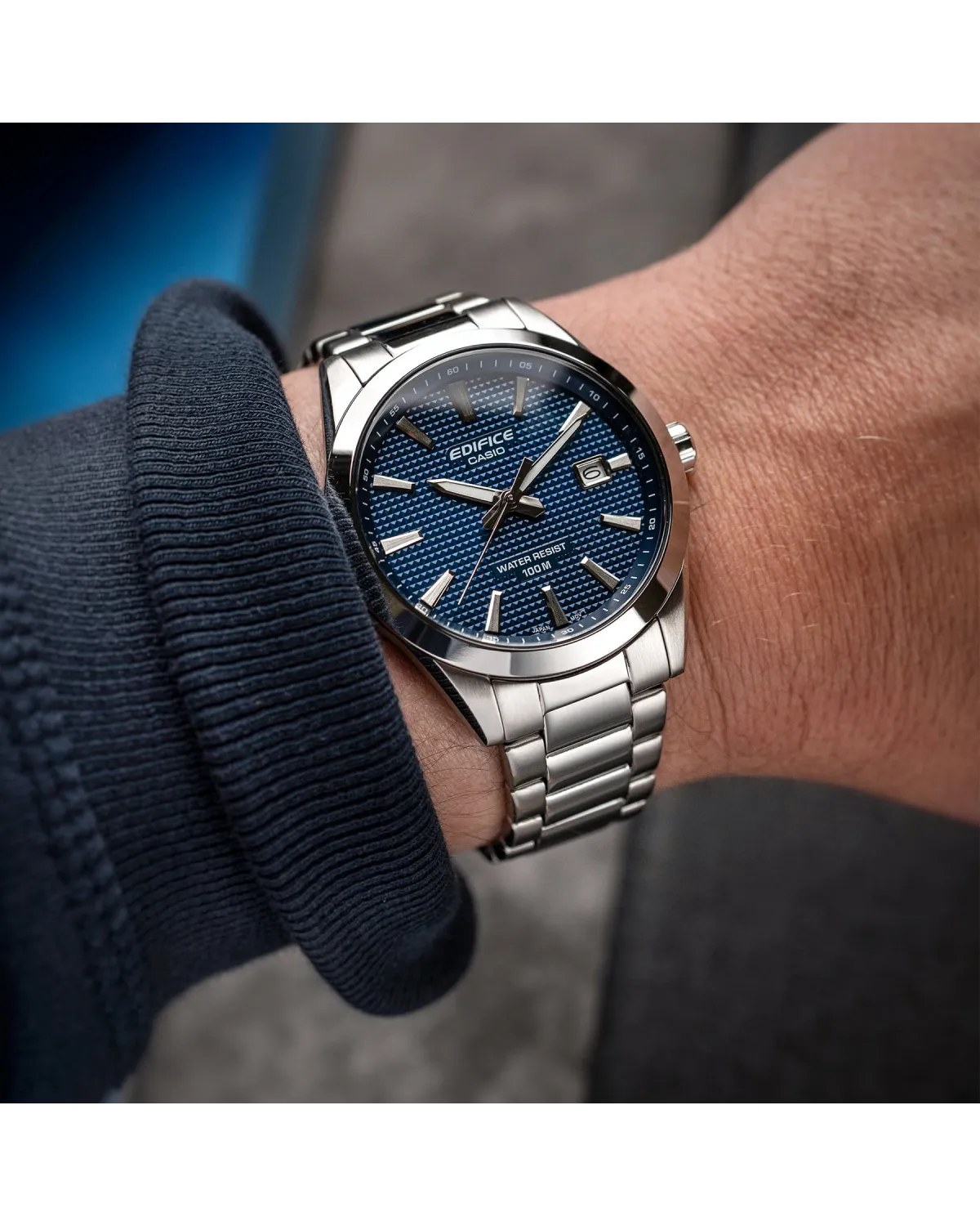 Zegarek Męski Casio Edifice EFV-160D-2AVEF + BOX Zegarek Męski Casio Edifice EFV-160D-2AVEF + BOX