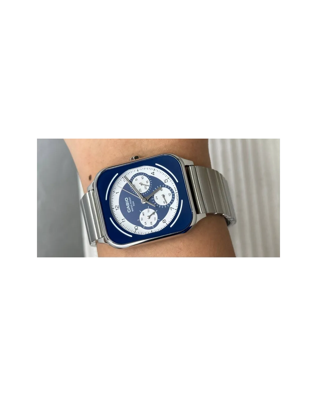 ZEGAREK MĘSKI CASIO MTP-M307D-2B + BOX ZEGAREK MĘSKI CASIO MTP-M307D-2B + BOX
