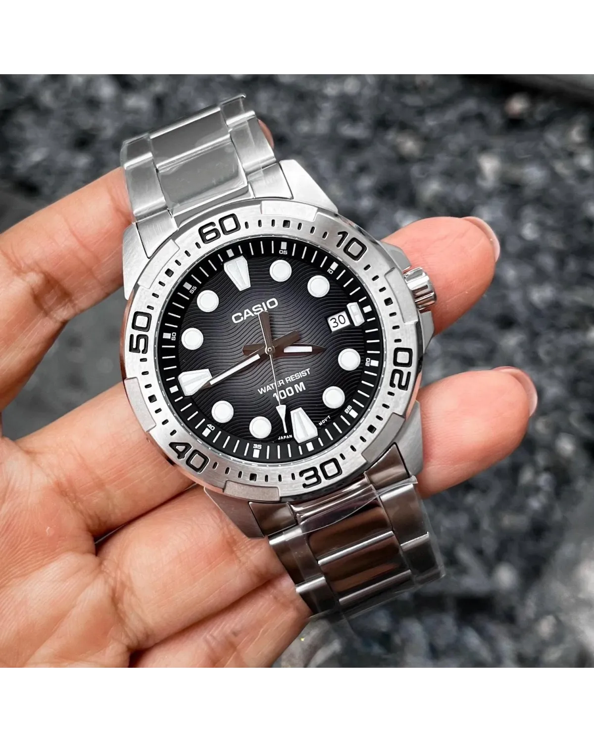 Zegarek Męski Casio Marine Sports MTD-140D-1A + BOX Zegarek Męski Casio Marine Sports MTD-140D-1A + BOX