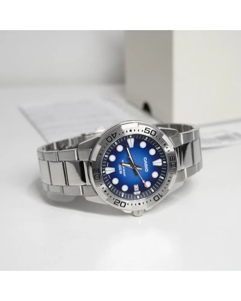 Zegarek Męski Casio Marine Sports MTD-140D-2A + BOX Zegarek Męski Casio Marine Sports MTD-140D-2A + BOX