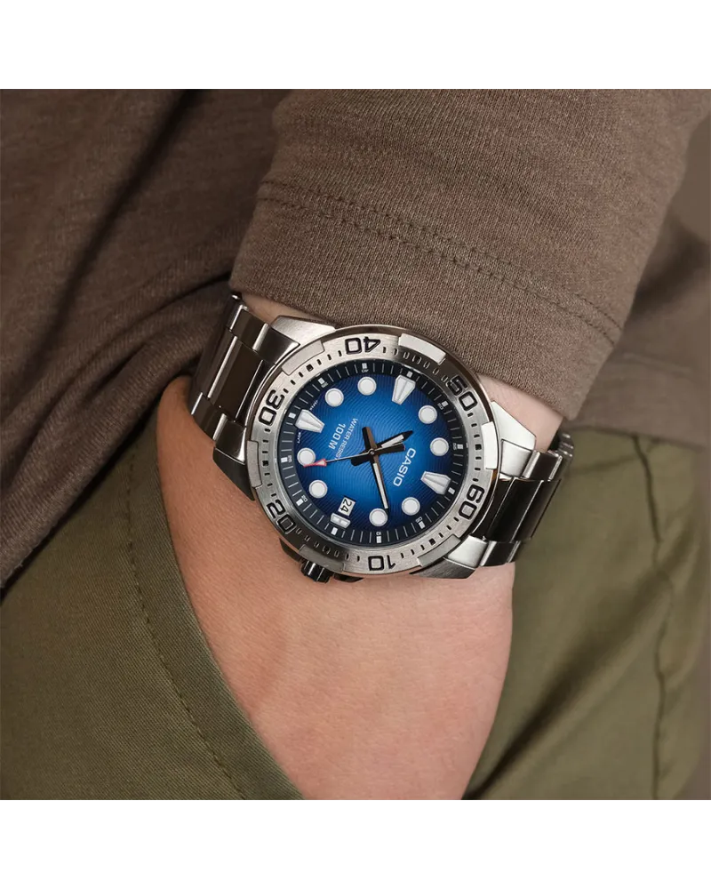 Zegarek Męski Casio Marine Sports MTD-140D-2A + BOX Zegarek Męski Casio Marine Sports MTD-140D-2A + BOX
