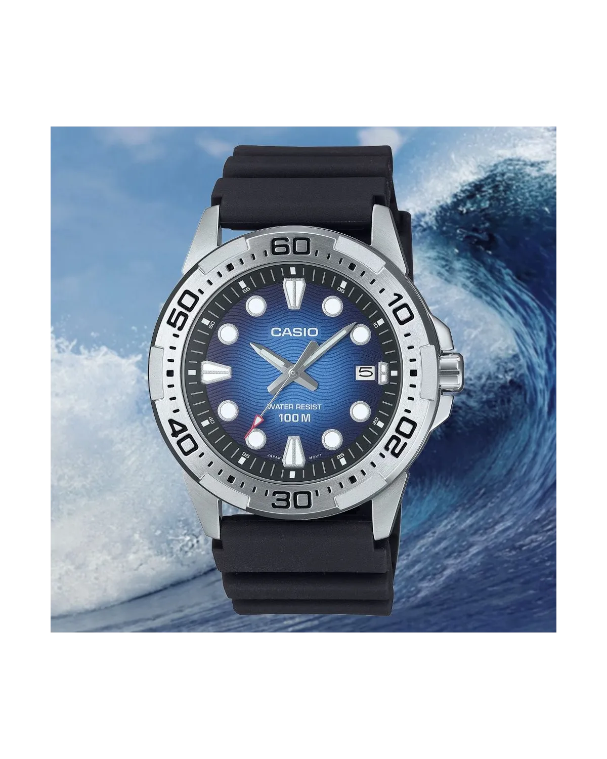 Zegarek Męski Casio Marine Sports MTD-140-2A + BOX Zegarek Męski Casio Marine Sports MTD-140-2A + BOX