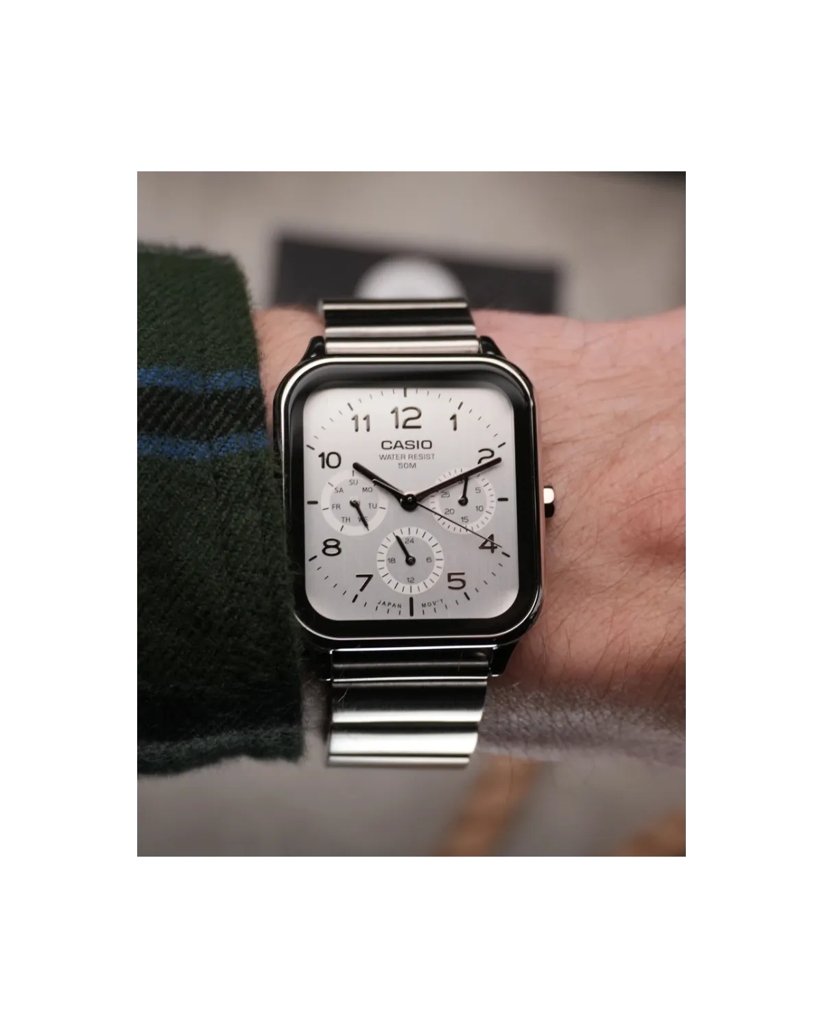 ZEGAREK MĘSKI CASIO MTP-M306D-7A + BOX ZEGAREK MĘSKI CASIO MTP-M306D-7A + BOX