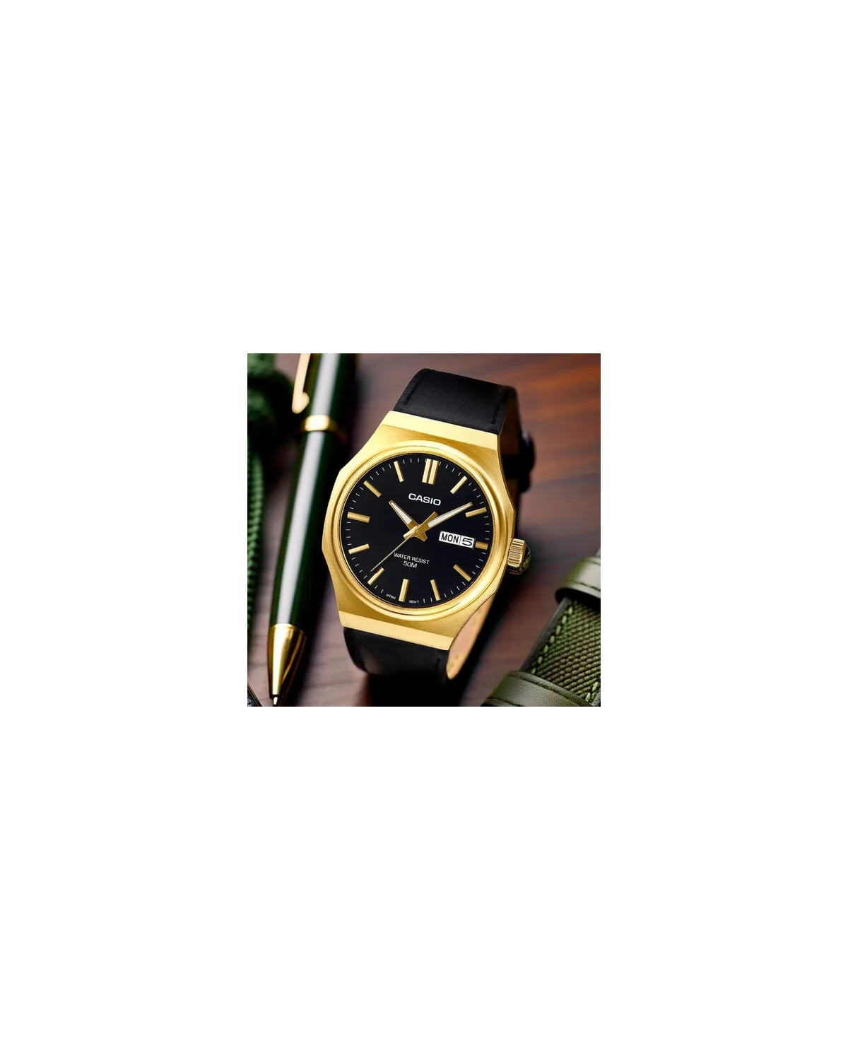 Zegarek Męski Casio MTP-E735GL-1A + BOX Zegarek Męski Casio MTP-E735GL-1A + BOX