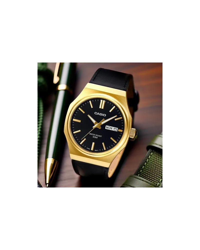 Zegarek Męski Casio MTP-E735GL-1A + BOX Zegarek Męski Casio MTP-E735GL-1A + BOX