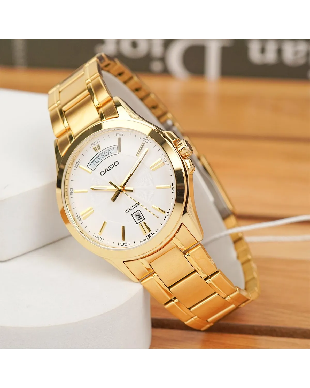 ZEGAREK MĘSKI CASIO  MTP-1381GD-7A (zd191e) + BOX