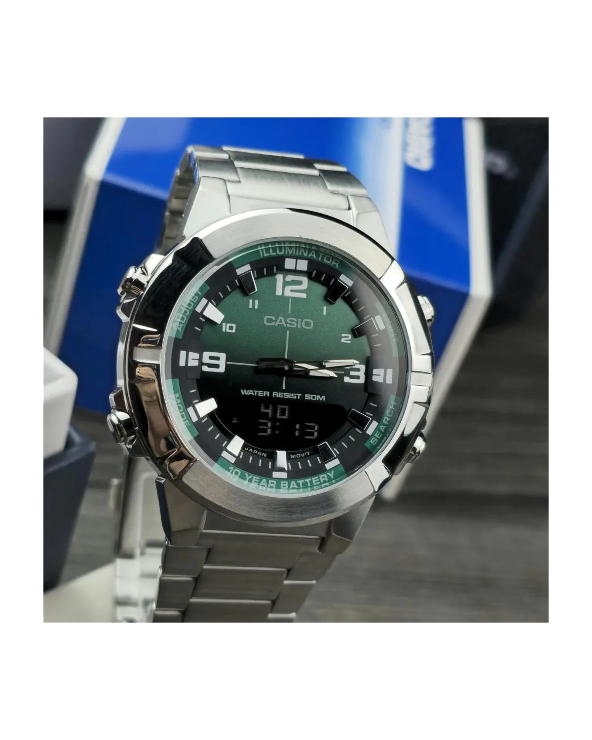 ZEGAREK MĘSKI CASIO AMW-870DA-3AV + BOX ZEGAREK MĘSKI CASIO AMW-870DA-3AV + BOX