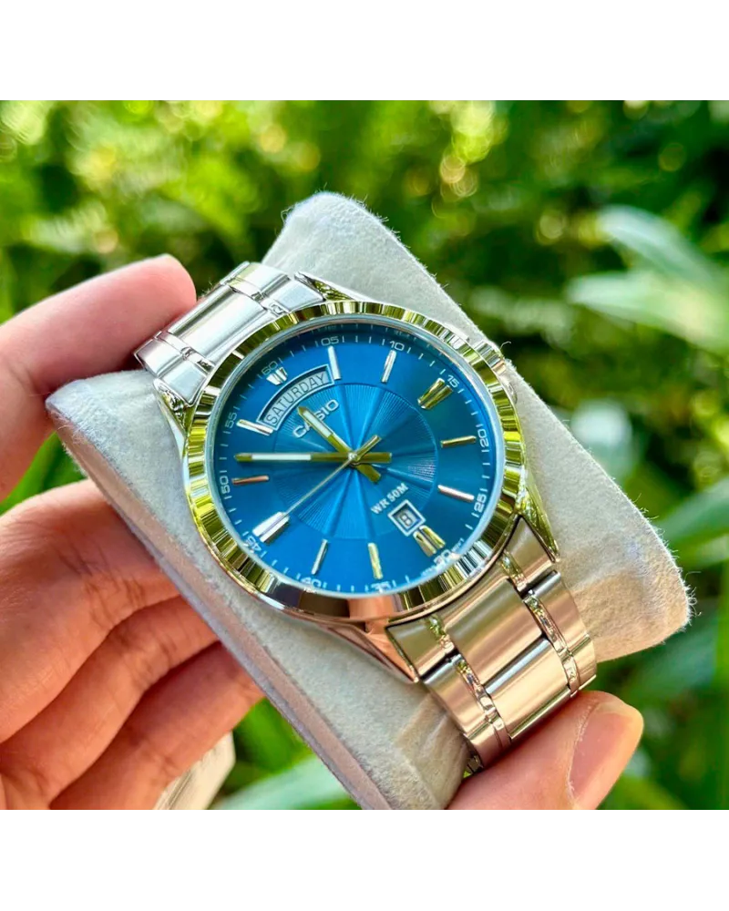 ZEGAREK MĘSKI CASIO MTP-1381D-2AV (zd076c) + BOX