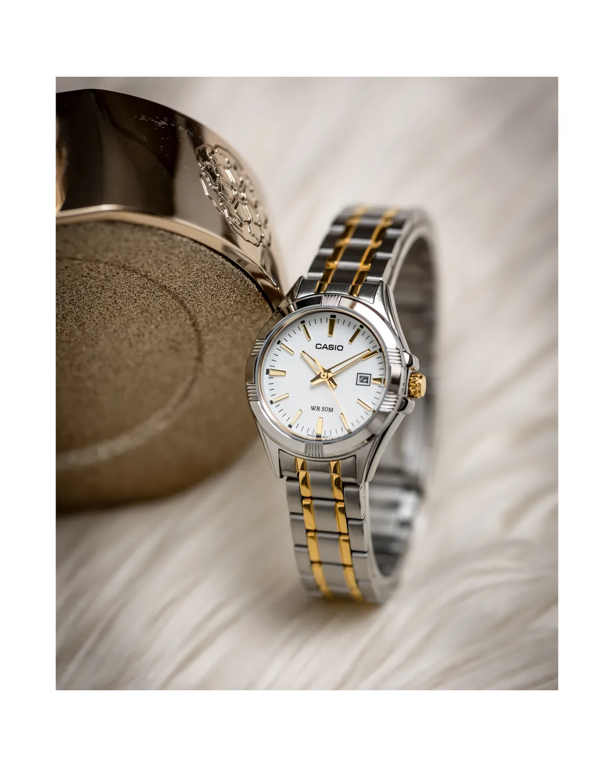 ZEGAREK DAMSKI CASIO LTP-1308SG-7AVDF (zd605c) + BOX
