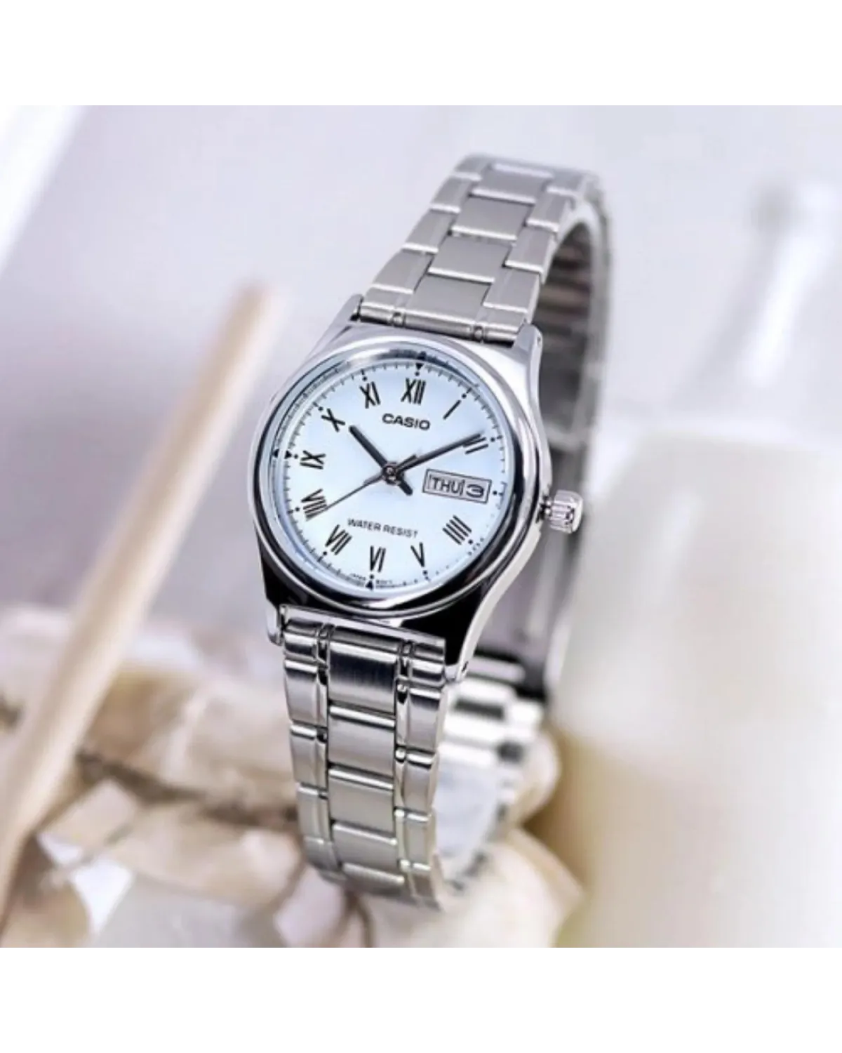 ZEGAREK DAMSKI CASIO LTP-V006D-2B (zd587j) + BOX ZEGAREK DAMSKI CASIO LTP-V006D-2B (zd587j) + BOX