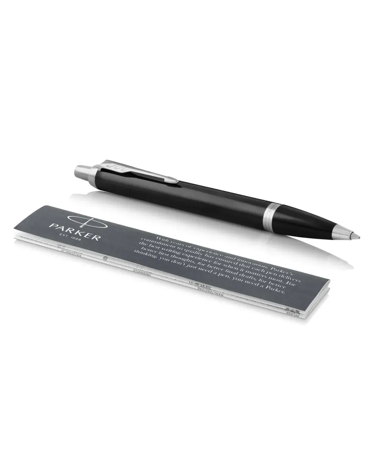 Długopisy Parker IM Stainless Steel CT + Czarny CT w Pudełku z Grawerem ślubnym (2143631/1931665) Długopisy Parker IM Stainless Steel CT + Czarny CT w Pudełku z Grawerem ślubnym (2143631/1931665)