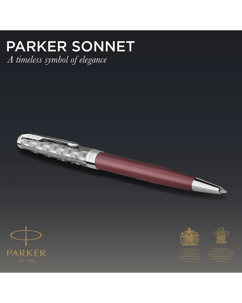 Długopisy Parker Sonnet metal red + metal blue CT w Pudełku z Grawerem na Ślub (2119783/2119649) Długopisy Parker Sonnet metal red + metal blue CT w Pudełku z Grawerem na Ślub (2119783/2119649)