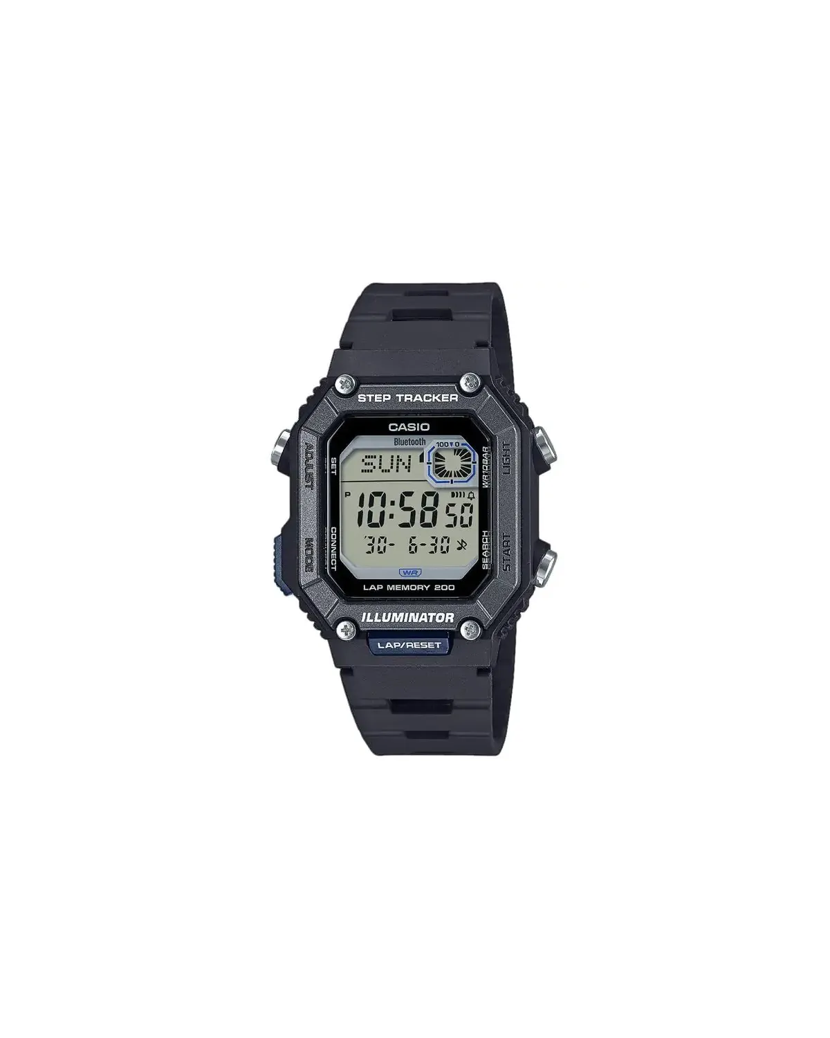 ZEGAREK MĘSKI CASIO Digital Moonphase WS-B1000-1AVDF + BOX