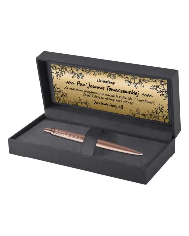 Długopis Parker Jotter XL Monochrome Pink Gold z Grawerem dla Nauczyciela (2122755/2)