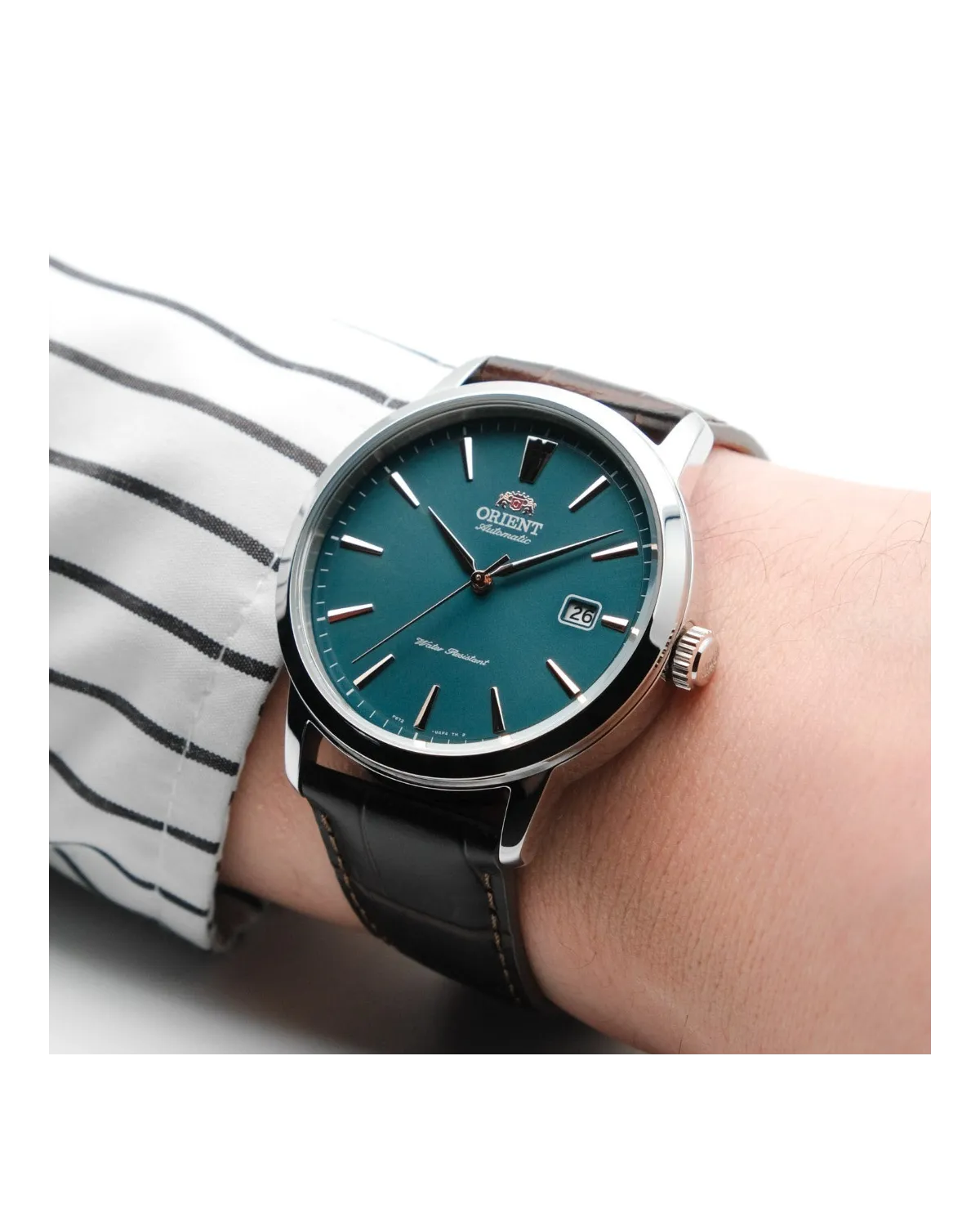 Zegarek Męski Orient Contemporary RA-AC0F13E + BOX Zegarek Męski Orient Contemporary RA-AC0F13E + BOX