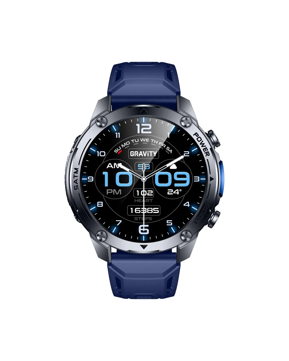 SMARTWATCH MĘSKI GRAVITY GT34-1 - AMOLED, DODATKOWY PASEK (sg060a) SMARTWATCH MĘSKI GRAVITY GT34-1 - AMOLED, DODATKOWY PASEK (sg060a)
