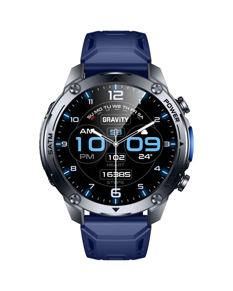 SMARTWATCH MĘSKI GRAVITY GT34-1 - AMOLED, DODATKOWY PASEK (sg060a) SMARTWATCH MĘSKI GRAVITY GT34-1 - AMOLED, DODATKOWY PASEK (sg060a)