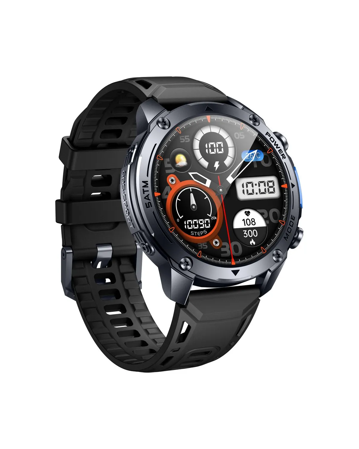 SMARTWATCH MĘSKI GRAVITY GT34-1 - AMOLED, DODATKOWY PASEK (sg060a) SMARTWATCH MĘSKI GRAVITY GT34-1 - AMOLED, DODATKOWY PASEK (sg060a)