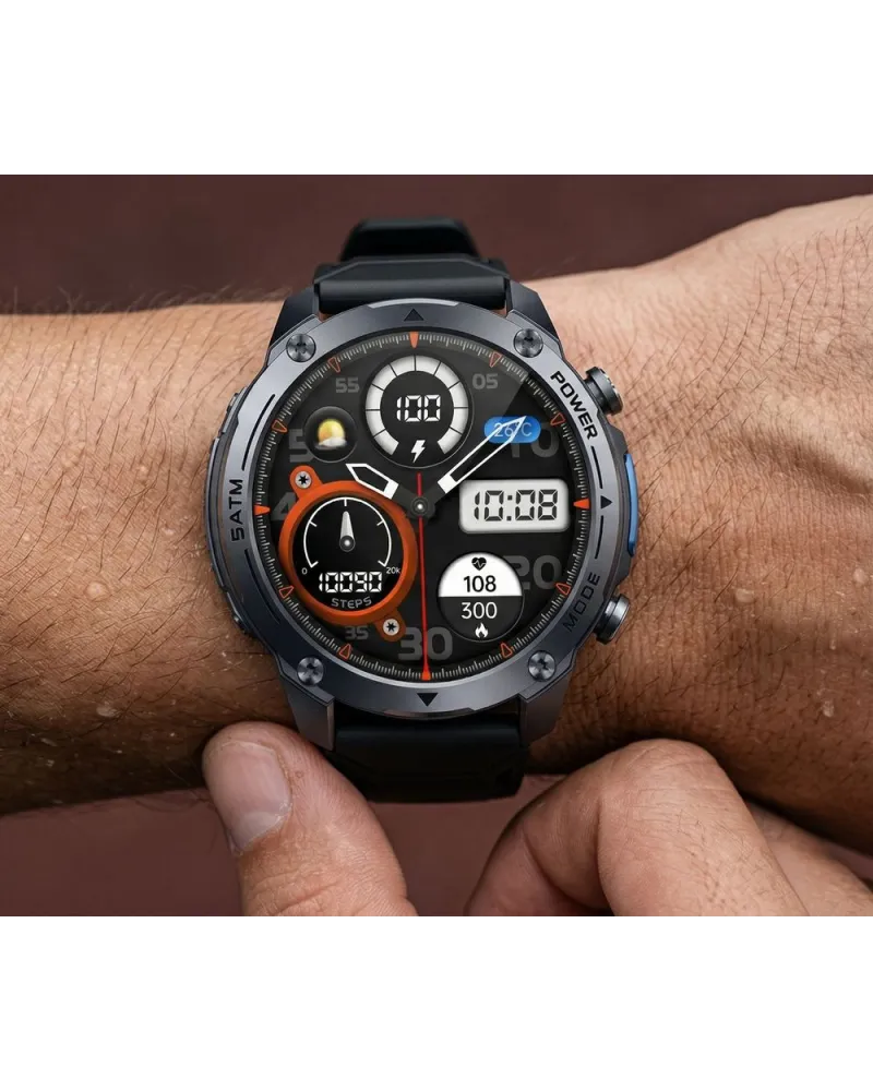 SMARTWATCH MĘSKI GRAVITY GT34-1 - AMOLED, DODATKOWY PASEK (sg060a) SMARTWATCH MĘSKI GRAVITY GT34-1 - AMOLED, DODATKOWY PASEK (sg060a)