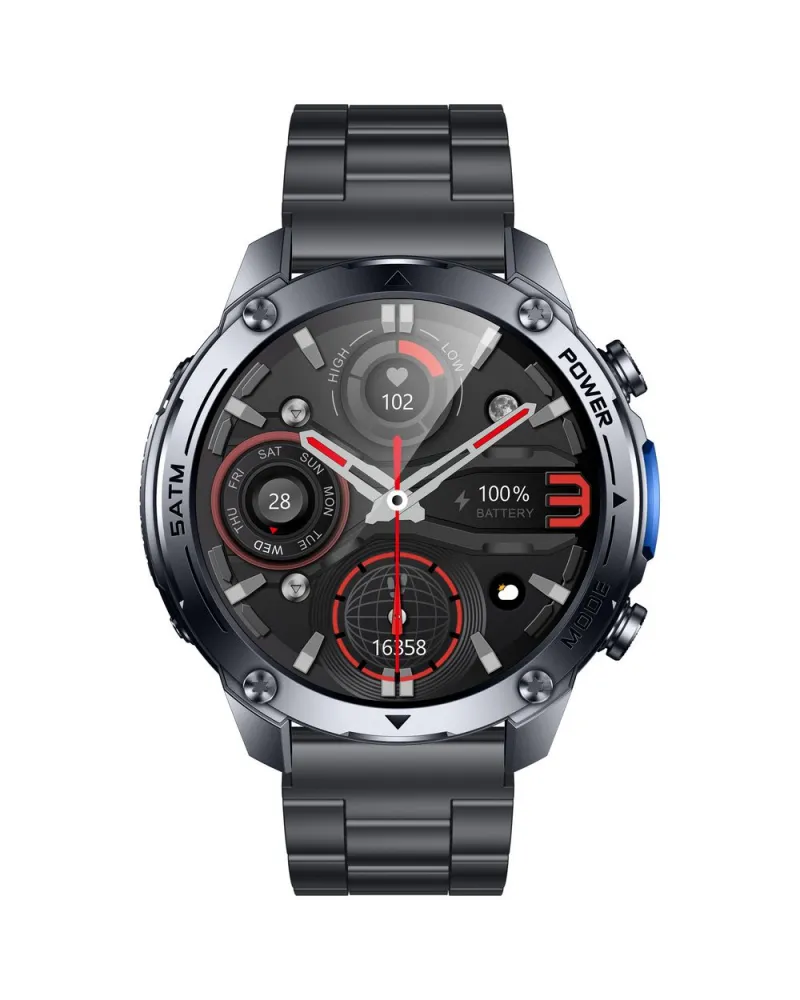 SMARTWATCH MĘSKI GRAVITY GT34-2 - AMOLED, DODATKOWA BRANSOLETA (sg060b)