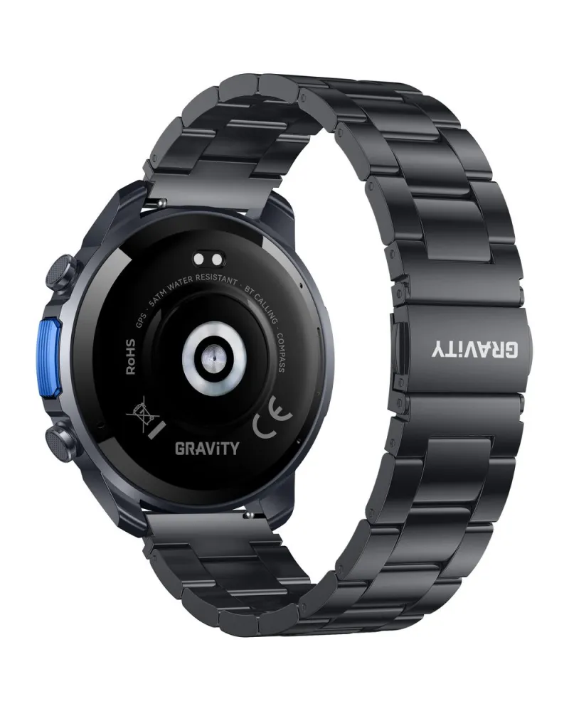 SMARTWATCH MĘSKI GRAVITY GT34-2 - AMOLED, DODATKOWA BRANSOLETA (sg060b)