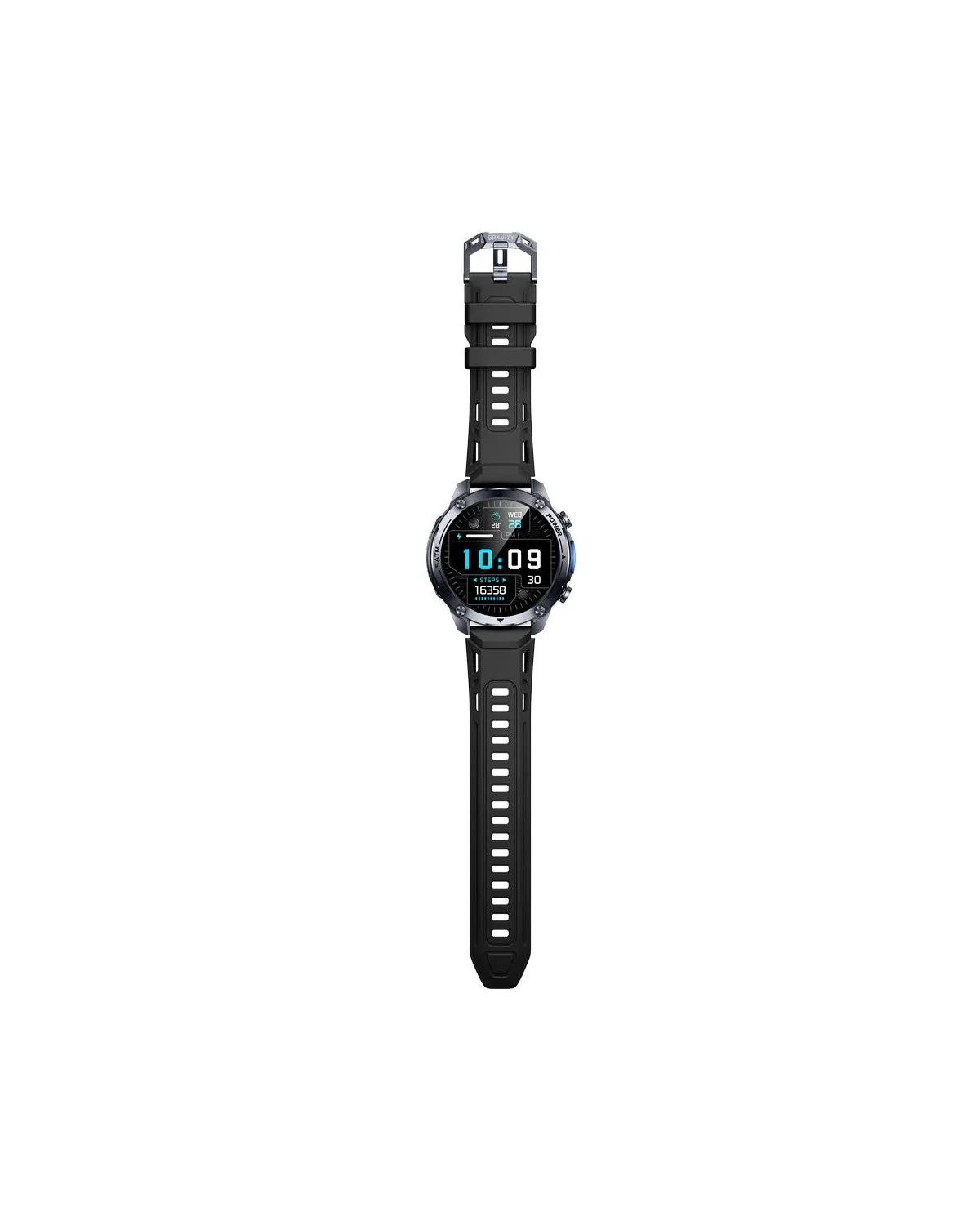 SMARTWATCH MĘSKI GRAVITY GT34-2 - AMOLED, DODATKOWA BRANSOLETA (sg060b)