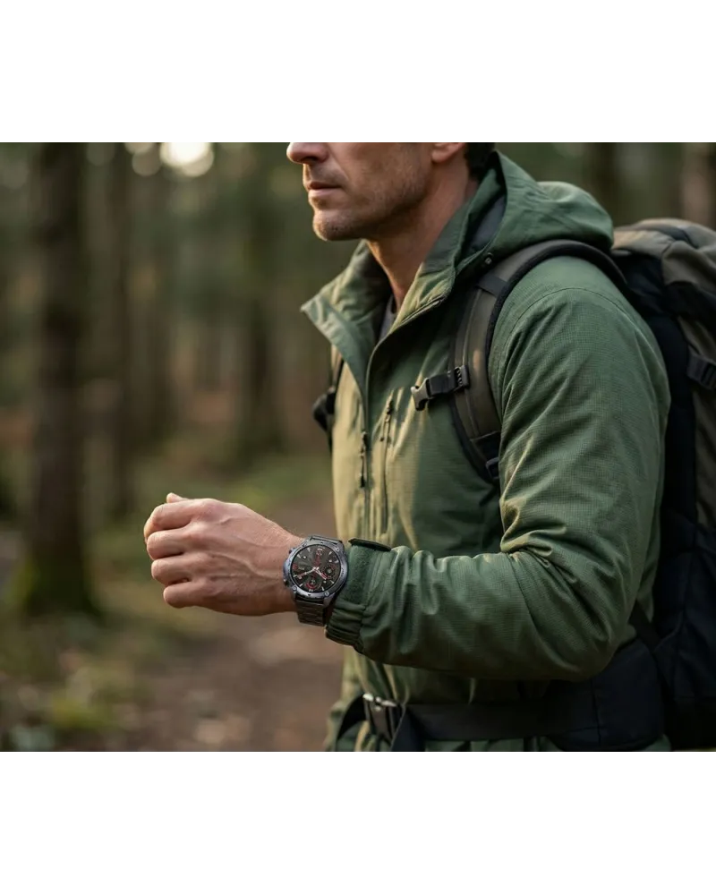 SMARTWATCH MĘSKI GRAVITY GT34-2 - AMOLED, DODATKOWA BRANSOLETA (sg060b)