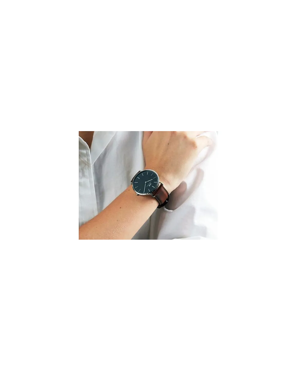 ZEGAREK DAMSKI DANIEL WELLINGTON Classic Black Sheffield Lady Rose Gold DW00100131 (zw508d)