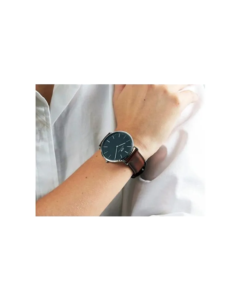 ZEGAREK DAMSKI DANIEL WELLINGTON Classic Black Sheffield Lady Rose Gold DW00100131 (zw508d)